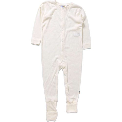 Wollen Jumpsuit 2 in 1 voetjes- Ecru (Joha)