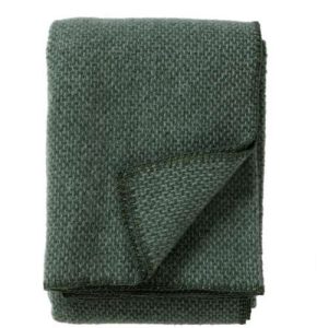 Wiegendeken Domino Eco Wool - Groen (klippan)